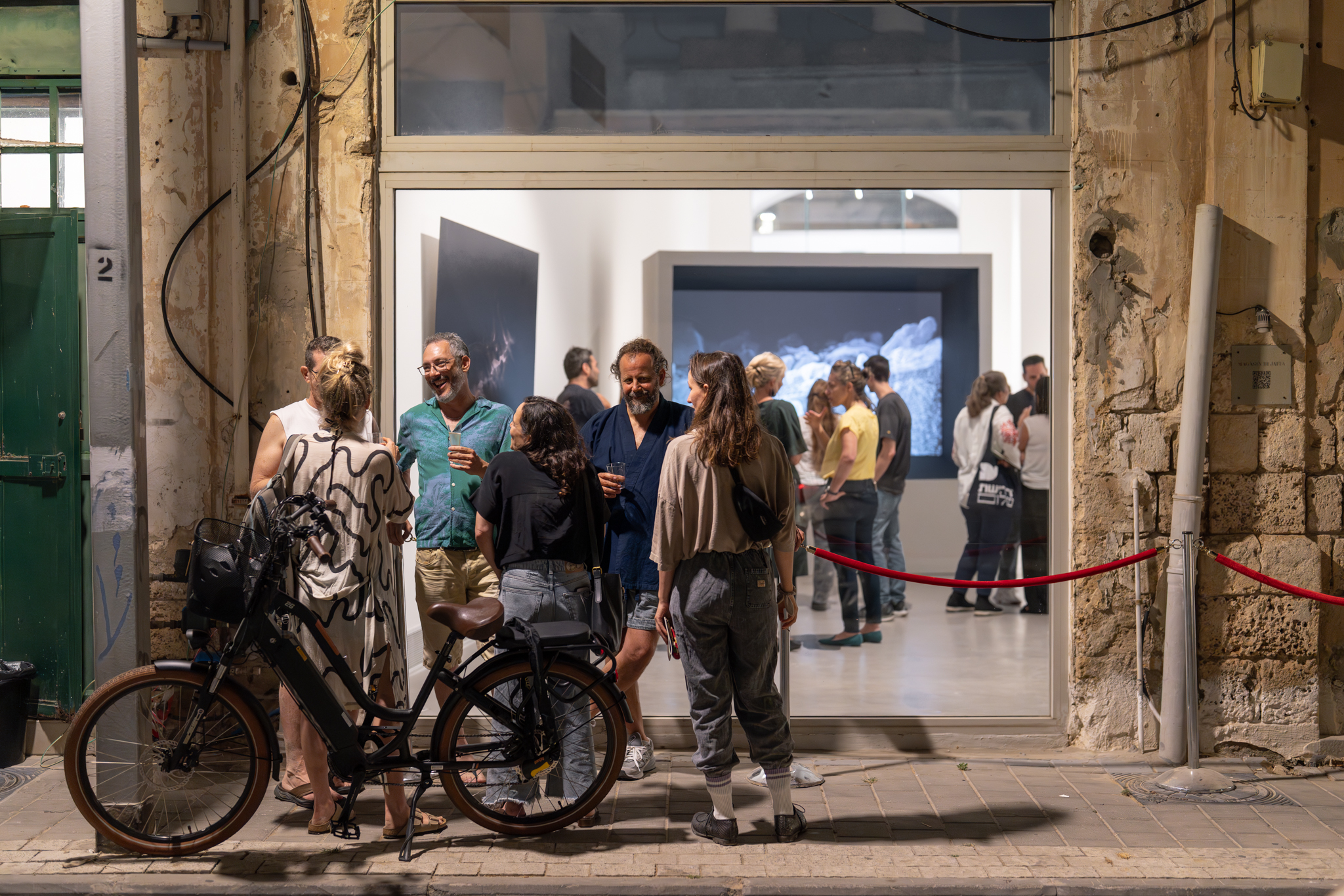 Outside Magasin III Jaffa, June 2025. Photo: Daniel Hanoch.